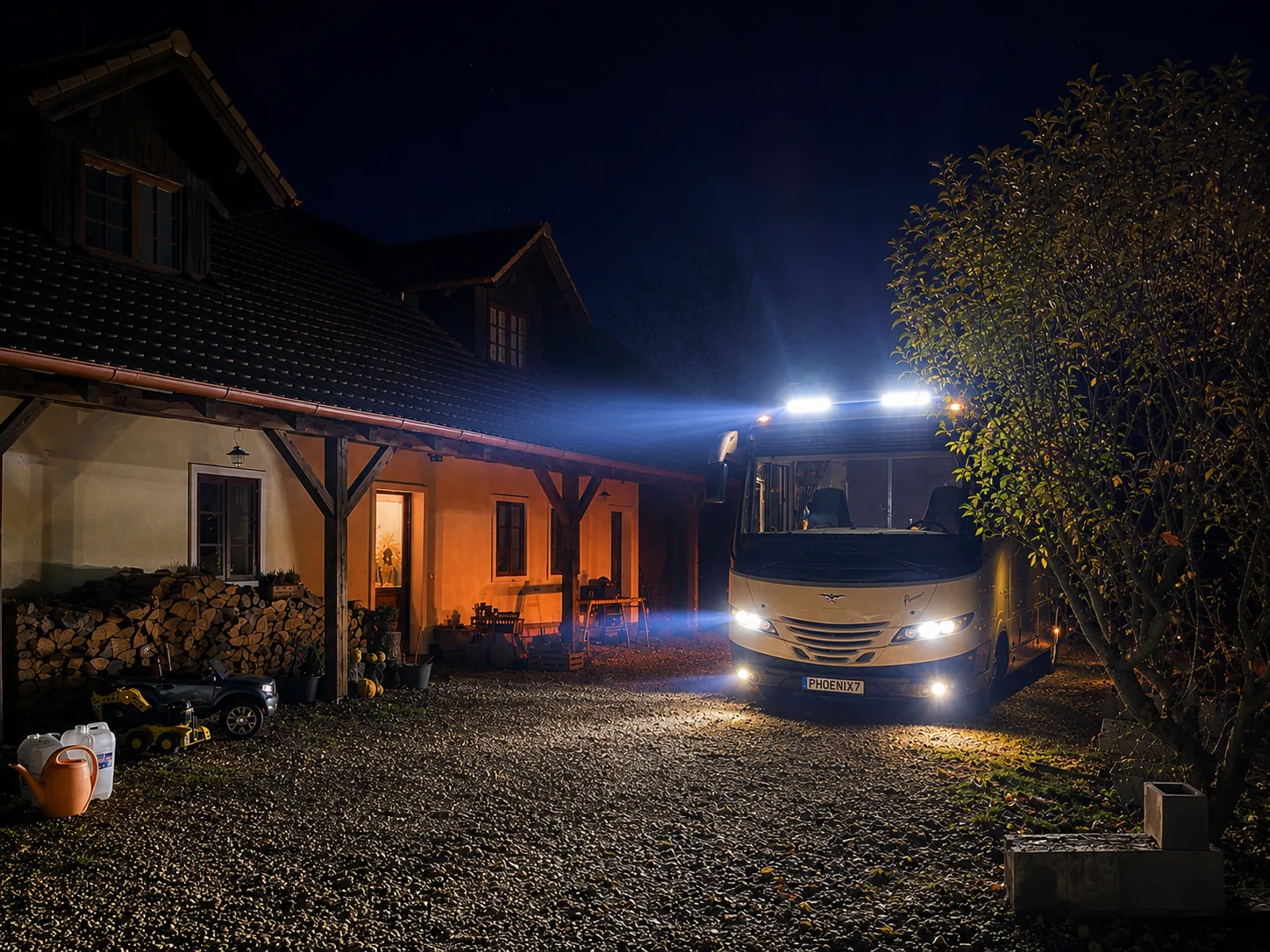 Zadní světla Phoenixu 8200 BML s nosičem kol